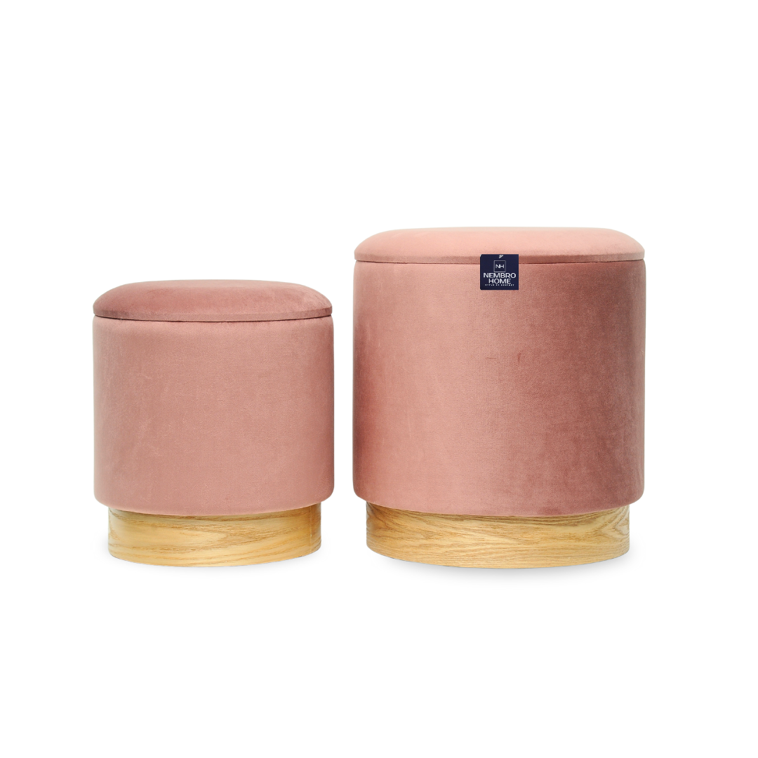 Duo de Tabourets Prestige – Rose