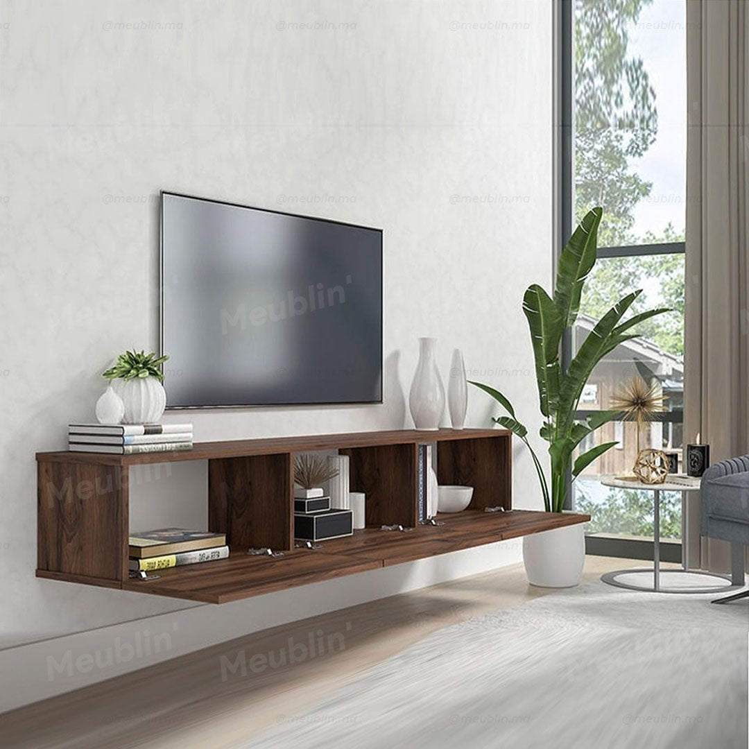 Meuble TV à design suspendu TOPKAPI 180 cm - Salon moderne