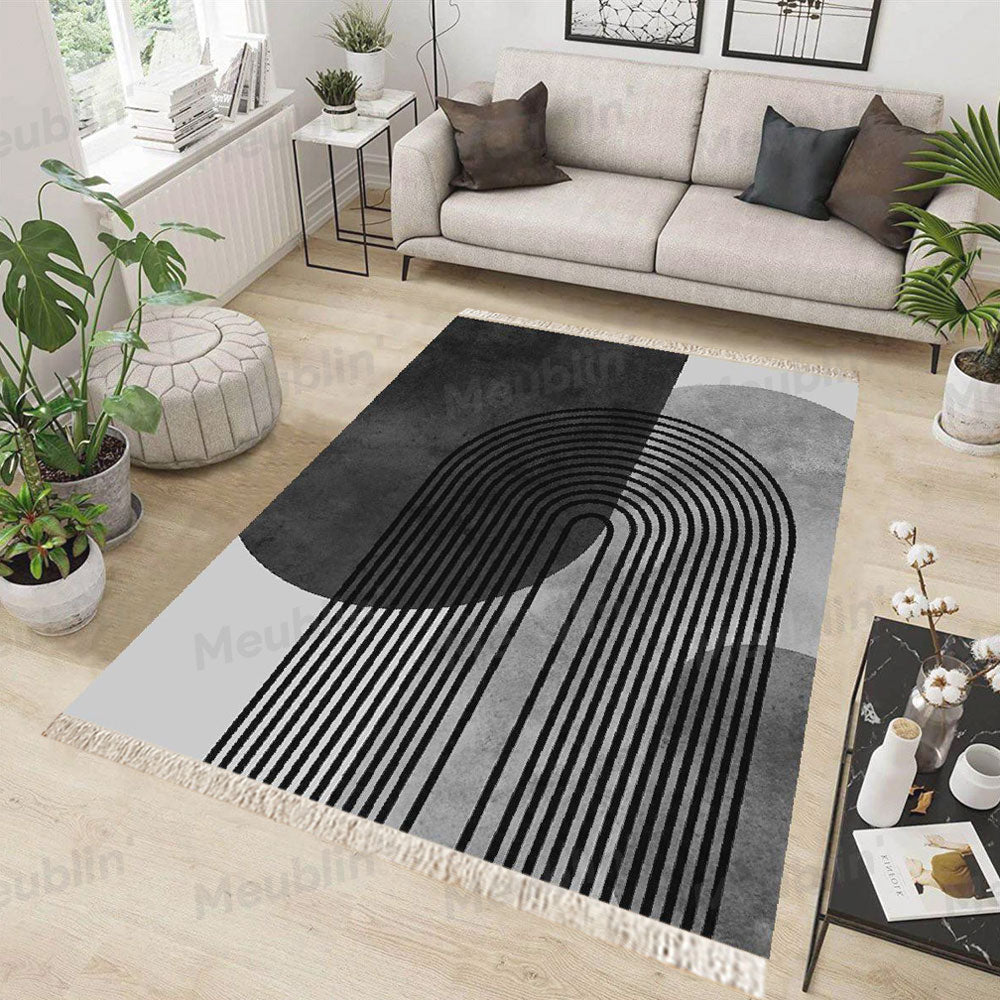 Tapis imprimé GRISAL - salon et séjour marocain moderne
