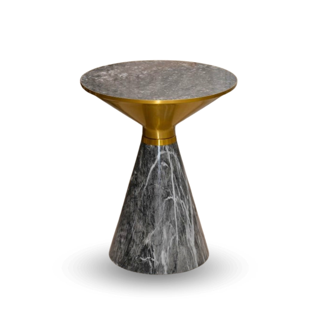 Table d’appoint effet marbre
