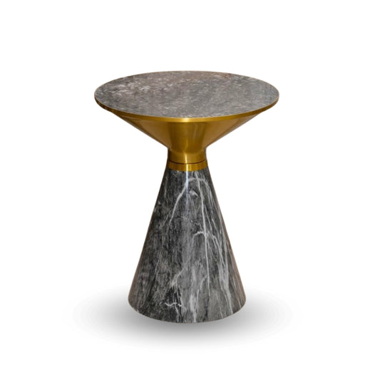Table d’appoint effet marbre