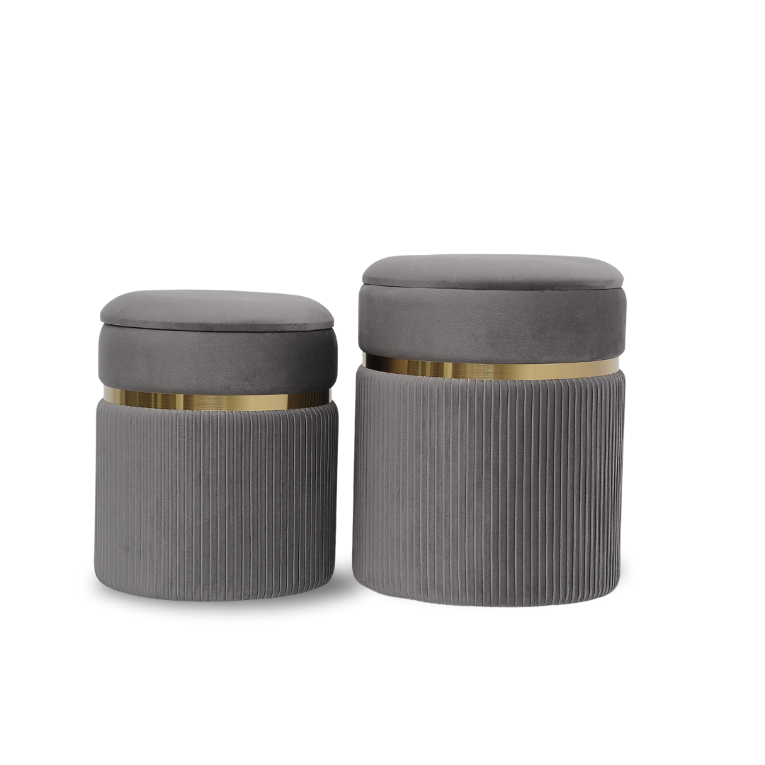 Duo de Tabourets Prestige – Gris