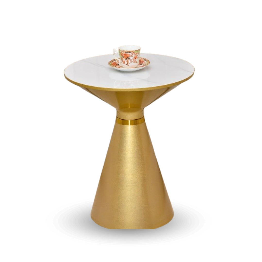 Table d’appoint effet marbre