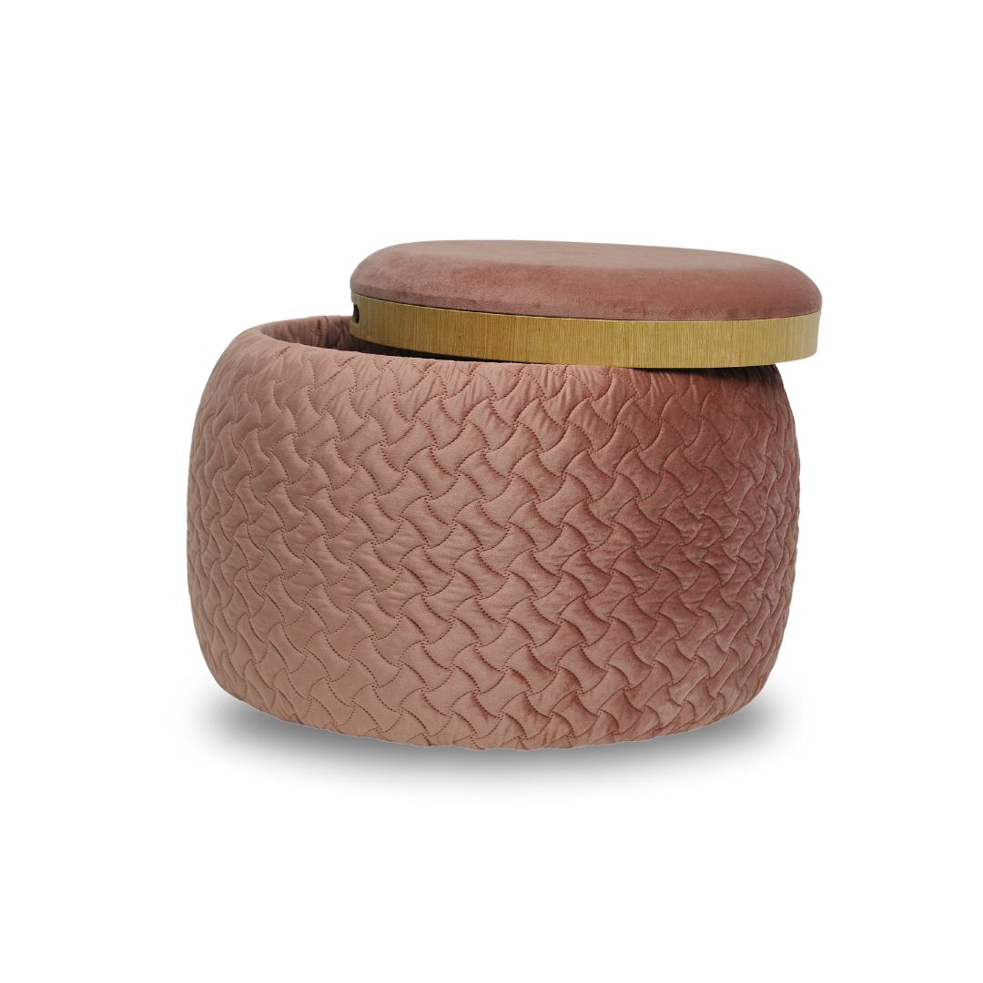 Pouf Multifonctionnel Prestige Rose