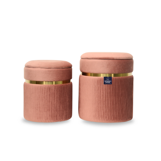 Duo de Tabourets Prestige – Rose