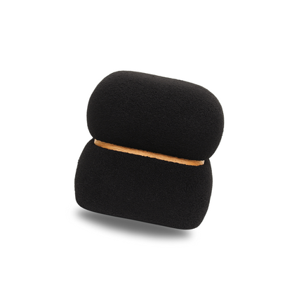 Tabouret Mini Moderne – Bouclette Noire