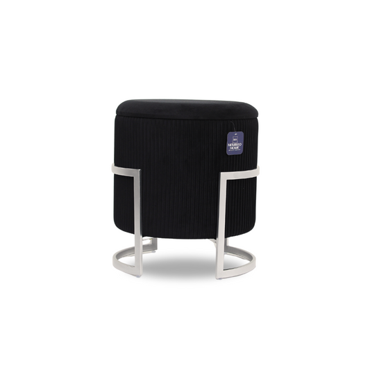 Tabouret Prestige – Noir Chrome