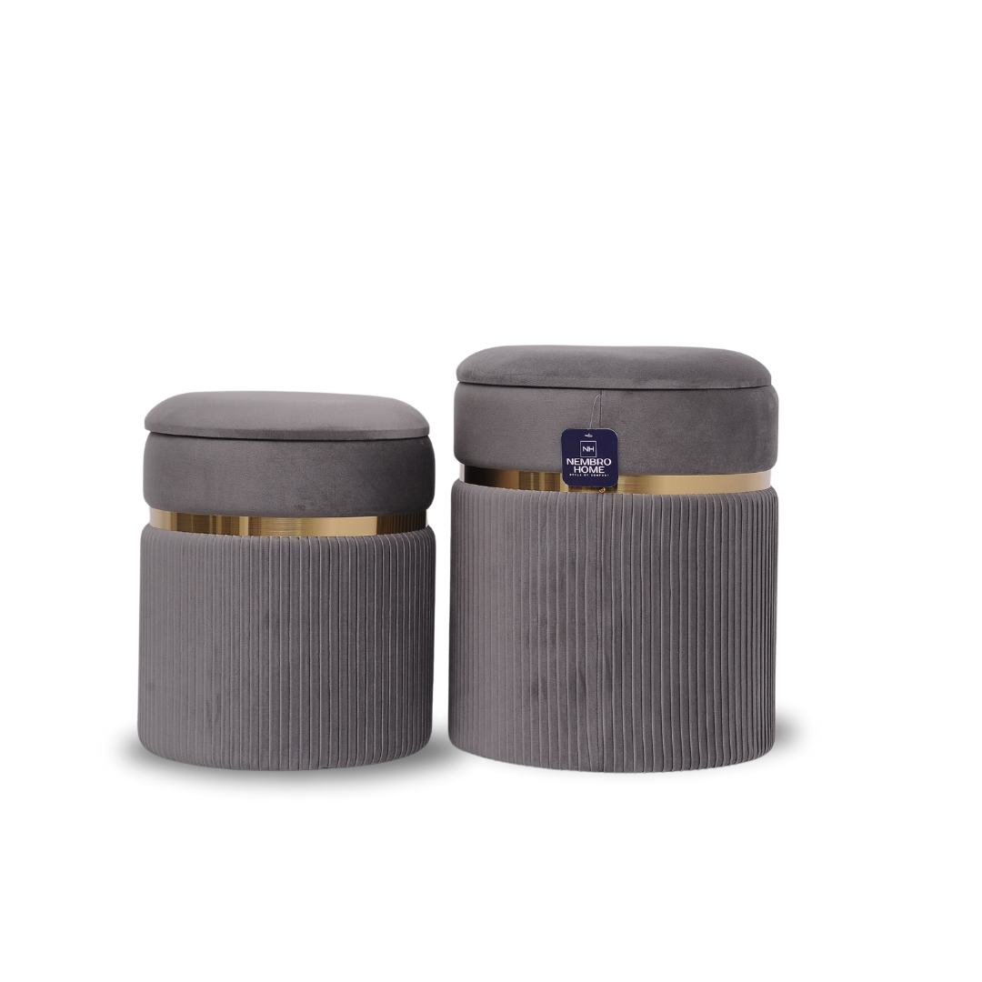 Duo de Tabourets Prestige – Gris