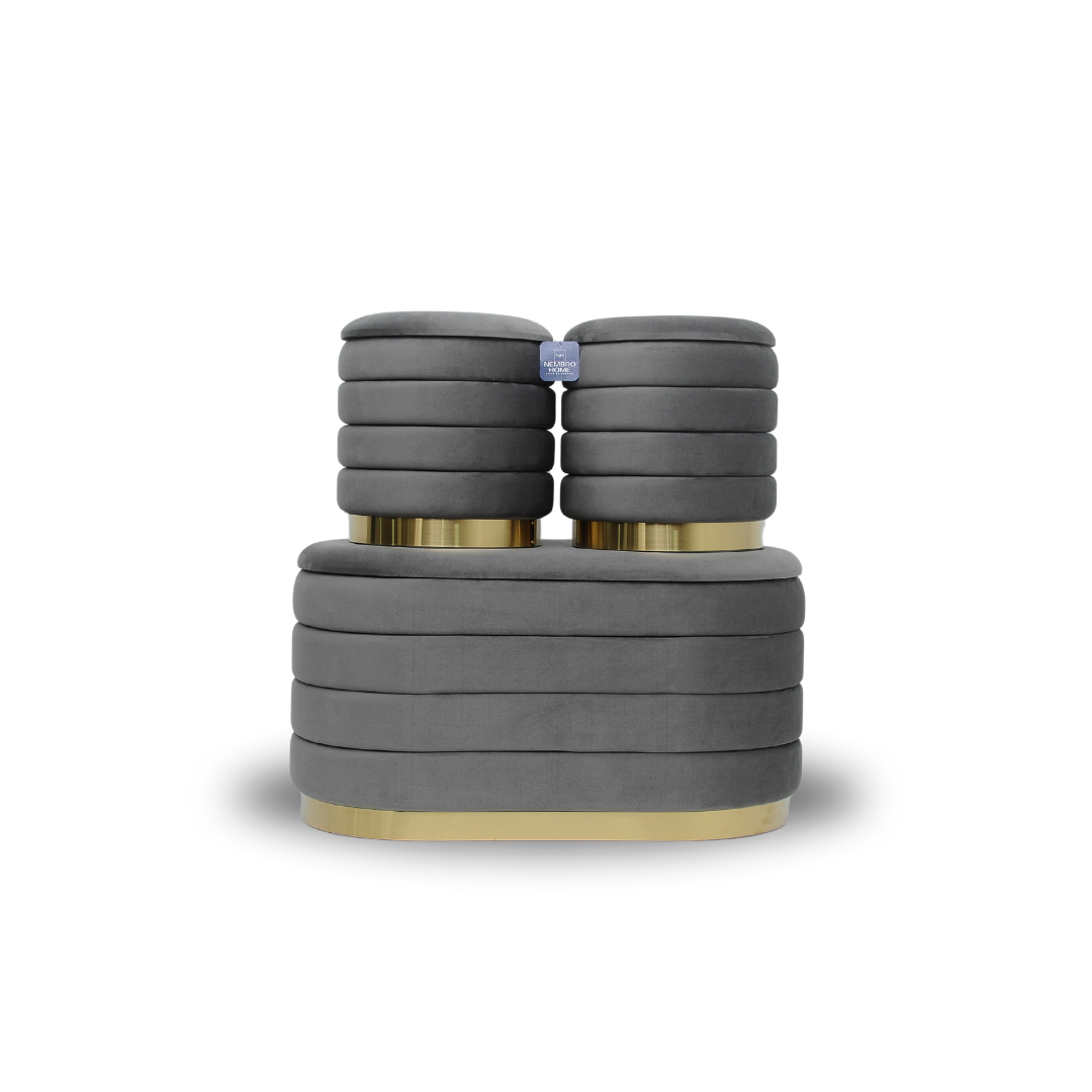 Trio de Tabourets Prestige – Gris