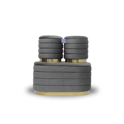 Trio de Tabourets Prestige – Gris