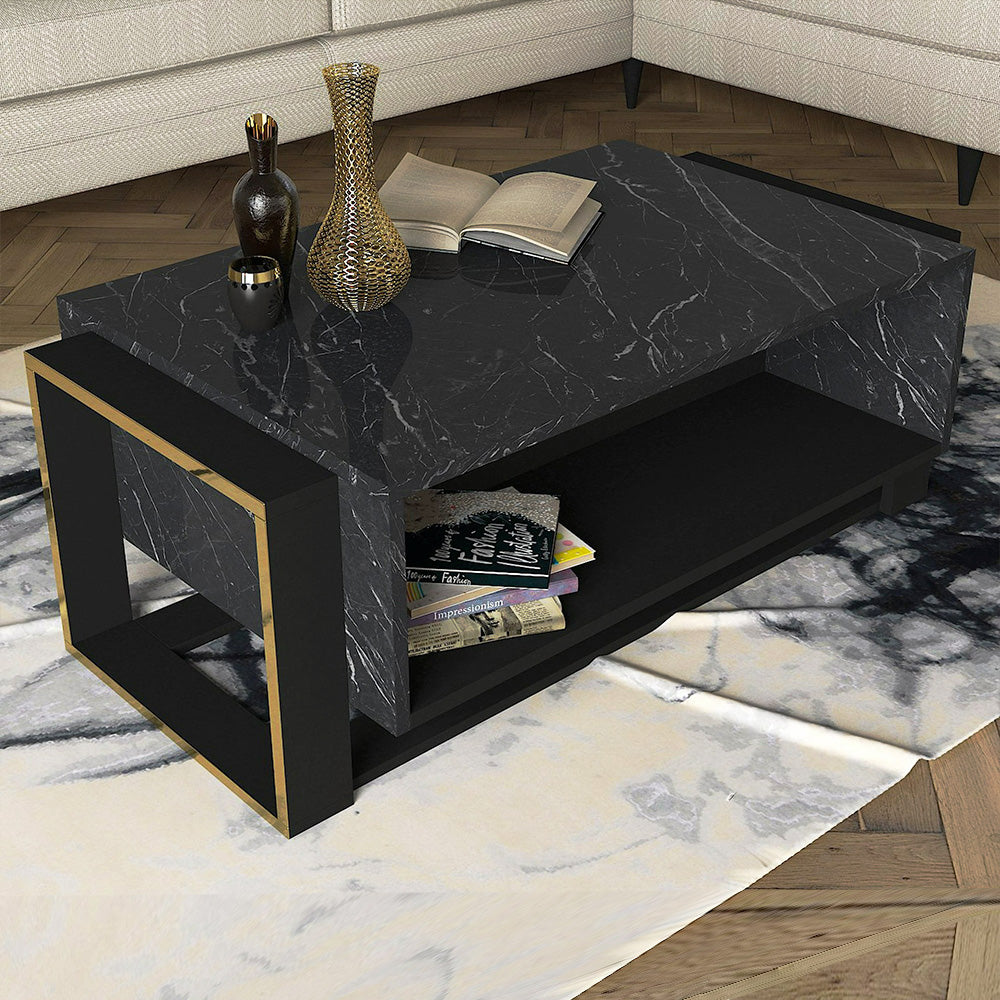 Table basse pour séjour BIANCO 106 cm