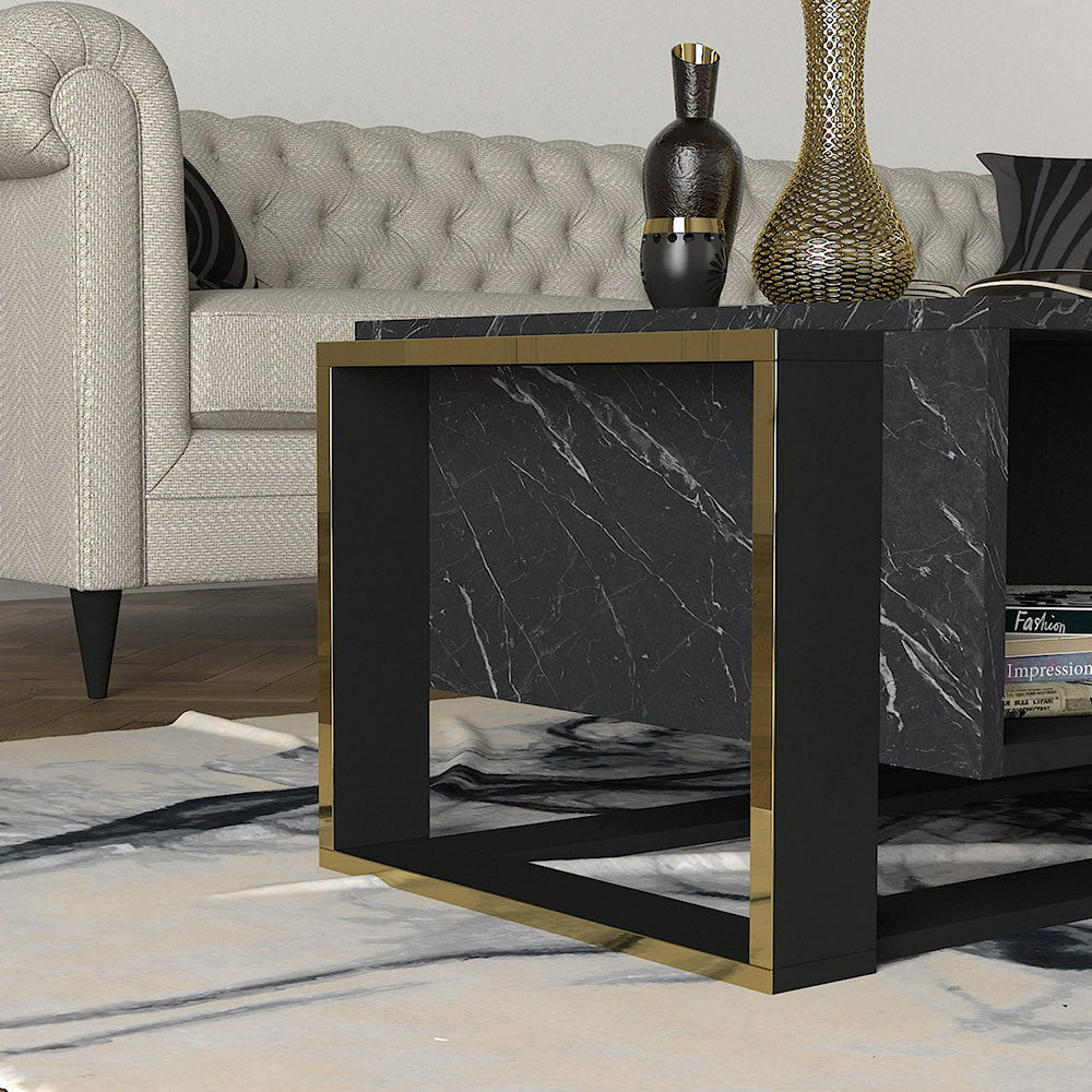 Table basse pour séjour BIANCO 106 cm