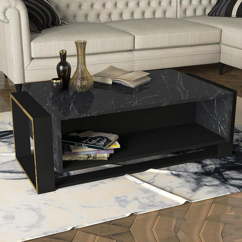 Table basse pour séjour BIANCO 106 cm