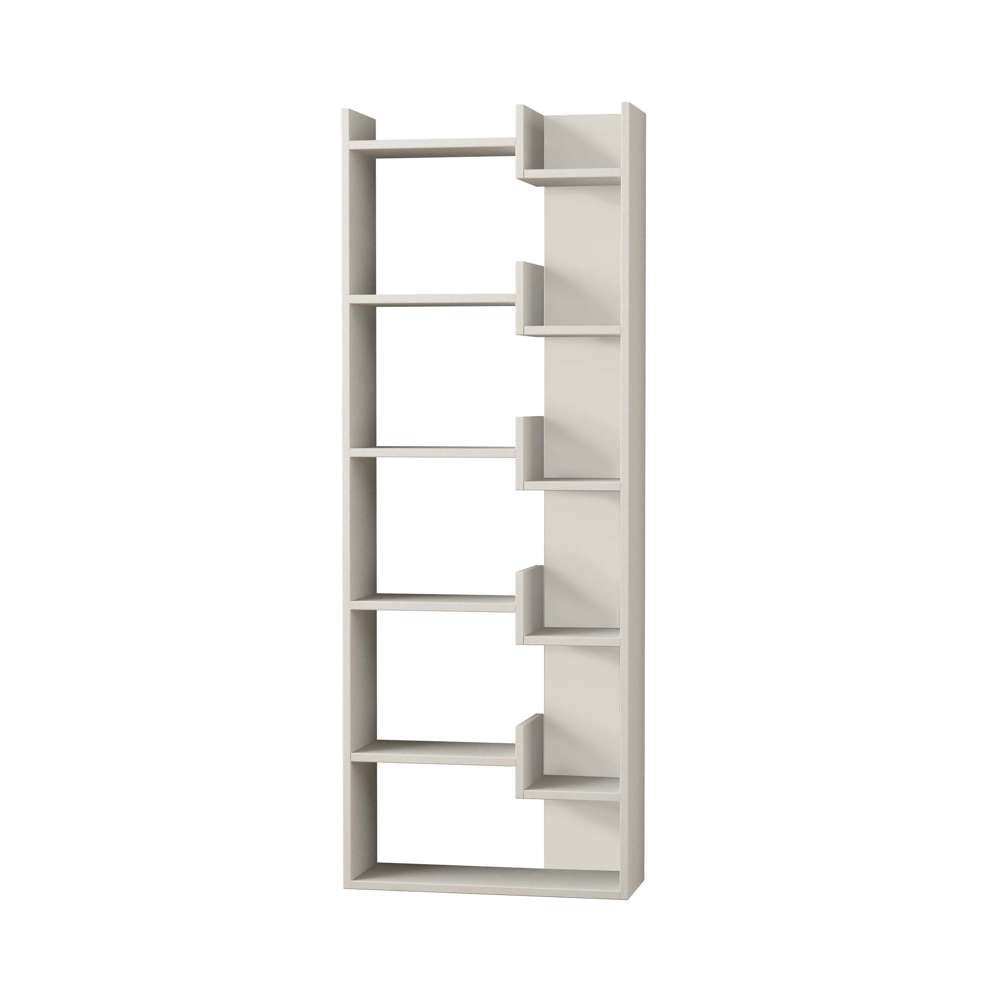 Bibliothèque à étagères de rangement OPPA 162 cm - Blanc