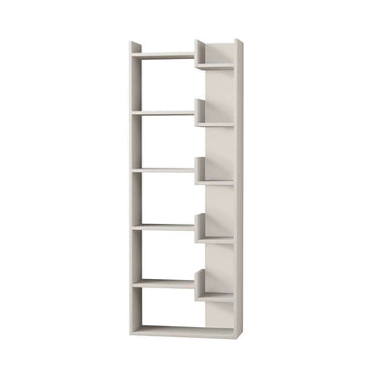 Bibliothèque à étagères de rangement OPPA 162 cm - Blanc