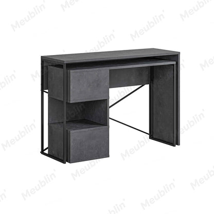 Bureau de travail en bois BADAU 110 cm