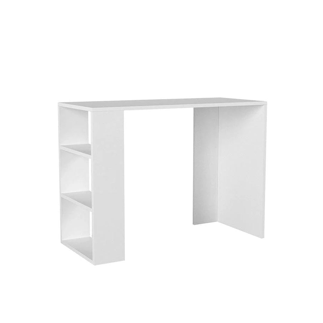 Bureau de travail en bois blanc NETENYA 90 cm