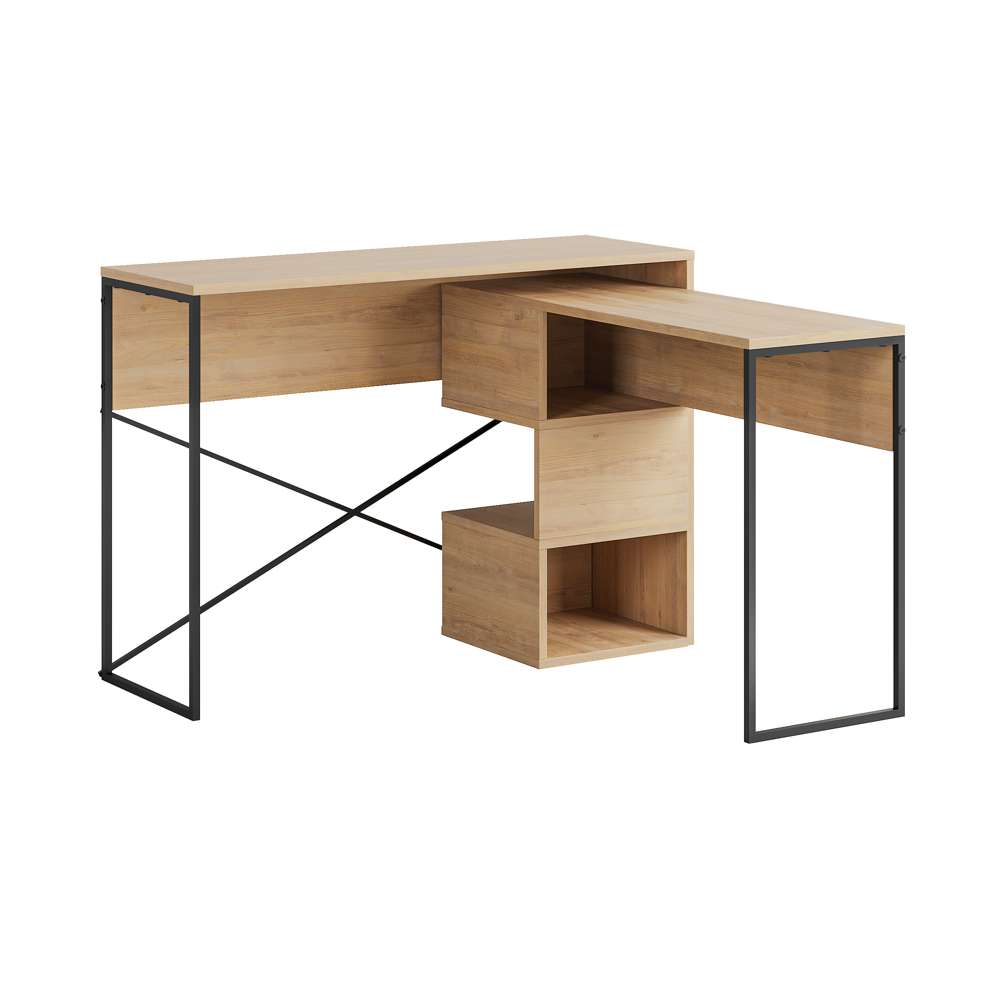 Bureau de travail en bois BADAU 110 cm