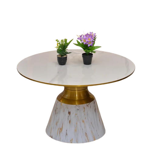 Table basse effet marbre