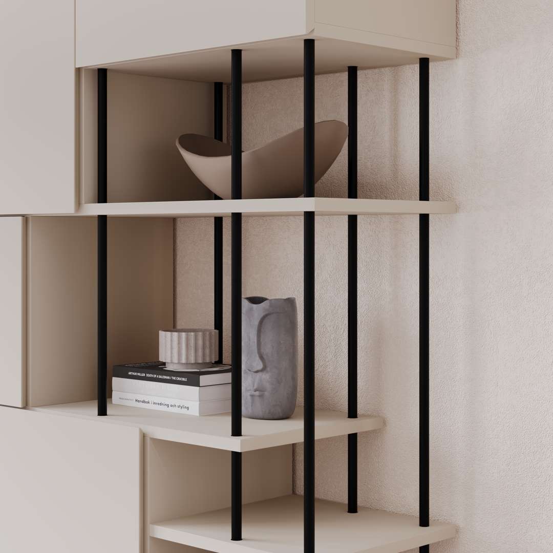 Placard Bibliothèque KEY 175 cm - Placard moderne de rangement