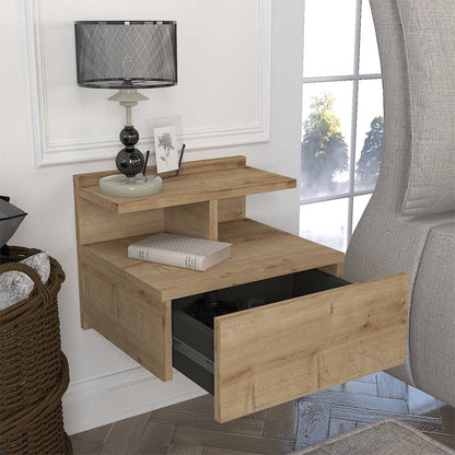 Table de nuit design suspendu MISLINA à 1 tiroir