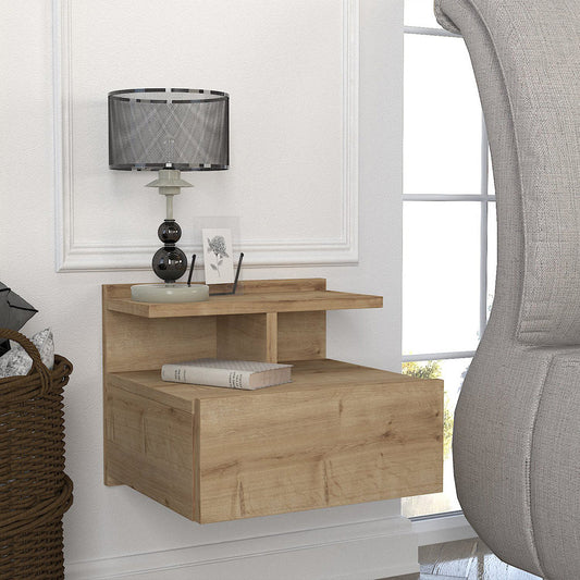 Table de nuit design suspendu MISLINA à 1 tiroir