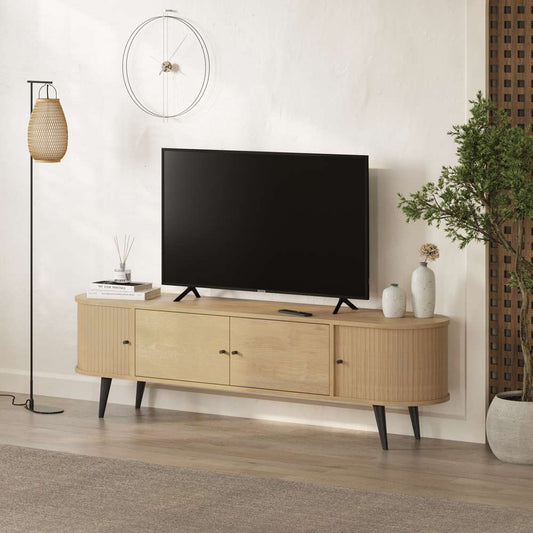 Meuble TV moderne GENTLE 180 cm - Portes coulissante - Salon et séjour