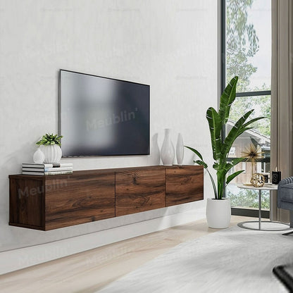 Meuble TV à design suspendu TOPKAPI 180 cm - Salon moderne