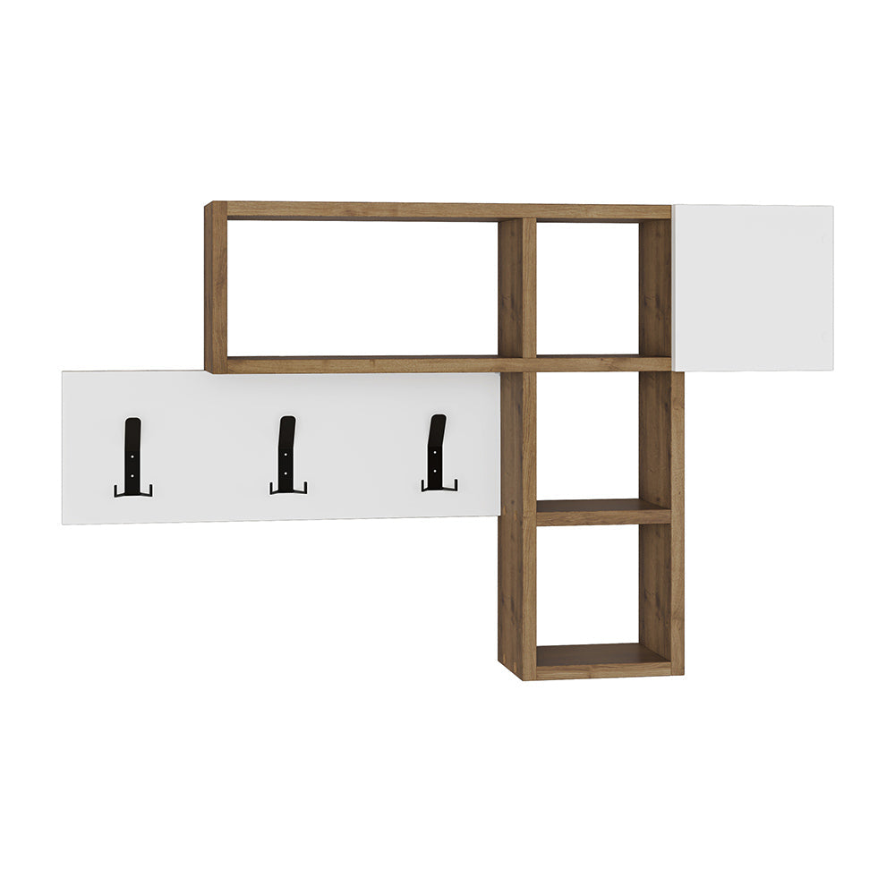 Étagère murale à penderie en métal GAME 100 cm - Entrée ou chambre