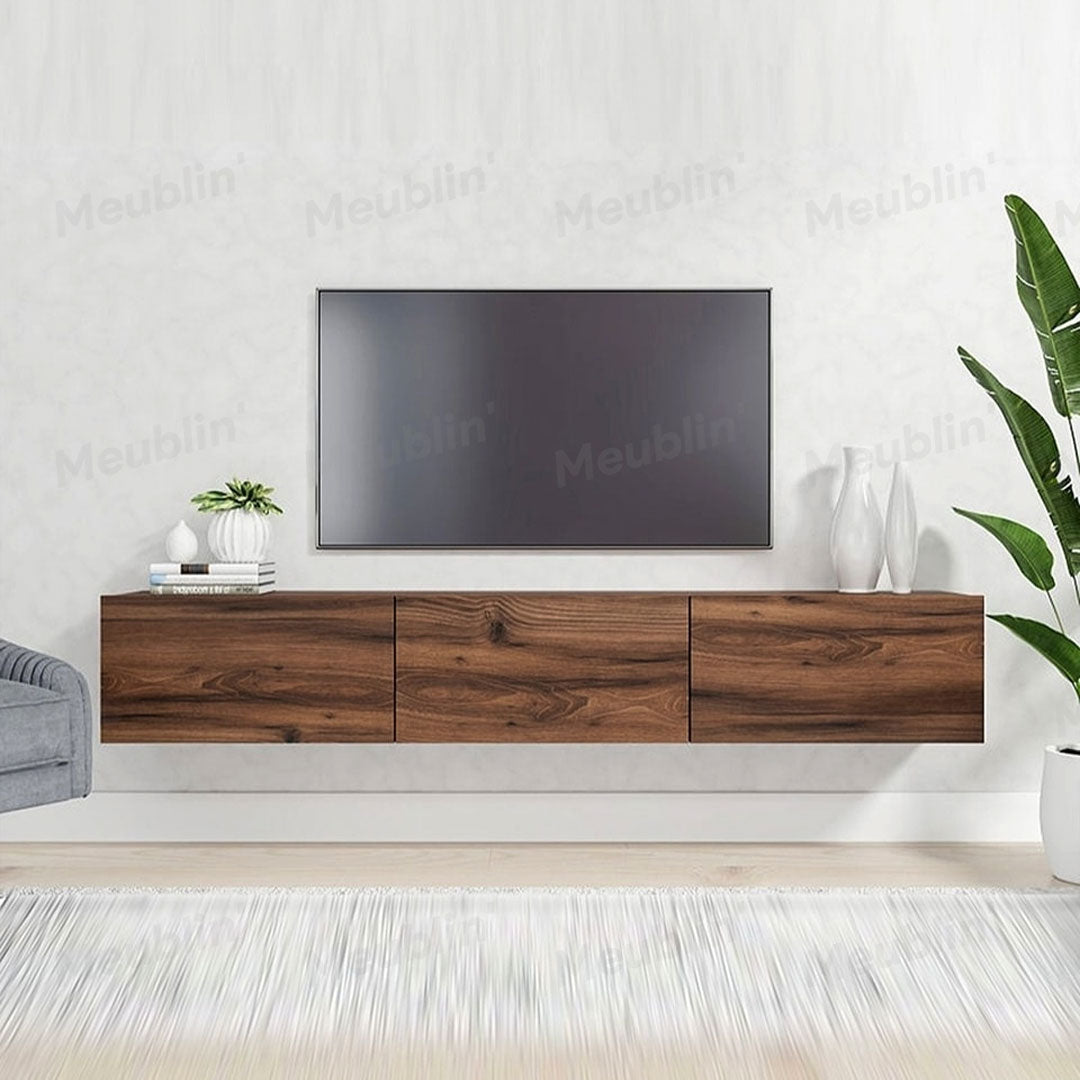 Meuble TV à design suspendu TOPKAPI 180 cm - Salon moderne