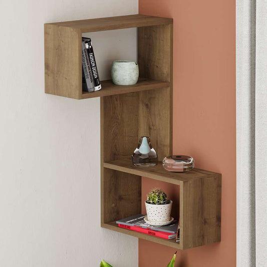 Rangement-étagère murale d'angle PART 82 cm - Décoration d'intérieur