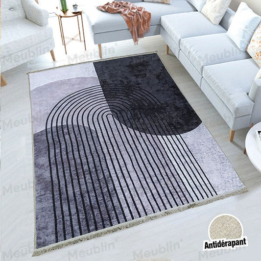Tapis imprimé GRISAL - salon et séjour marocain moderne