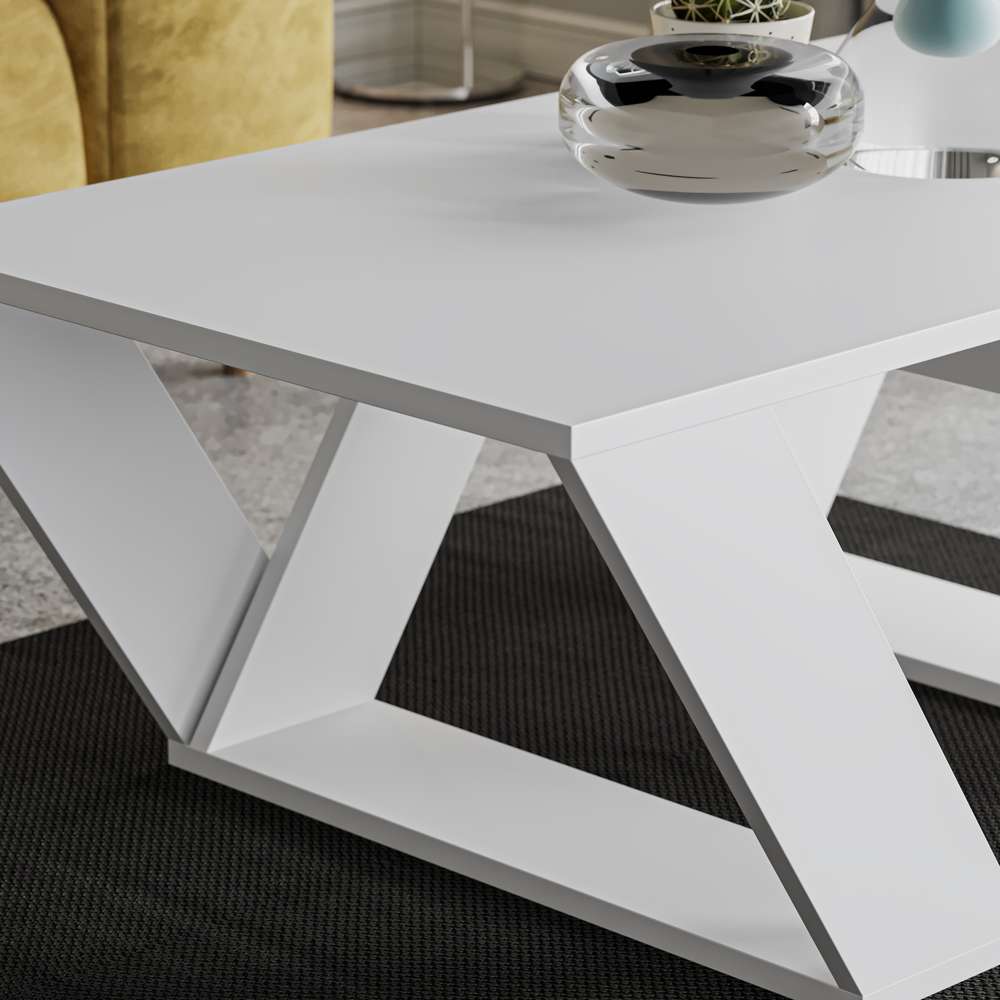 Table basse moderne PIPRA 110 cm