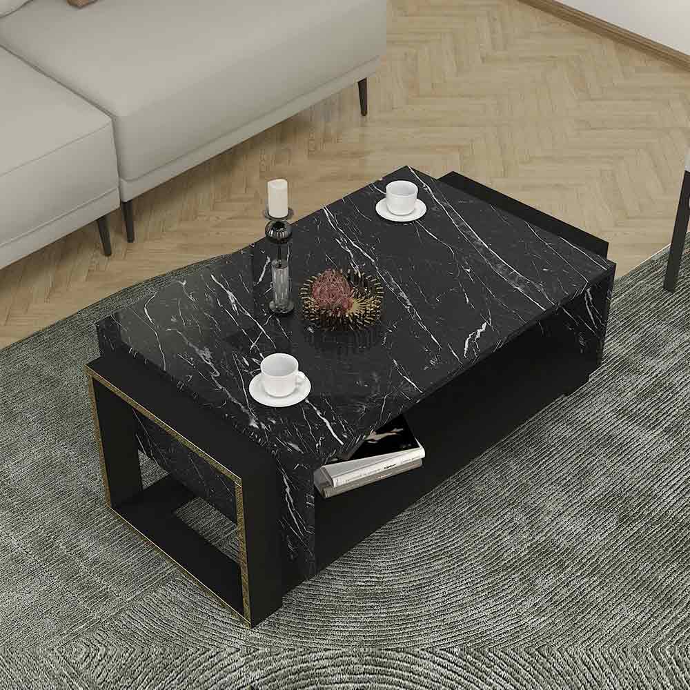Table basse pour séjour BIANCO 106 cm
