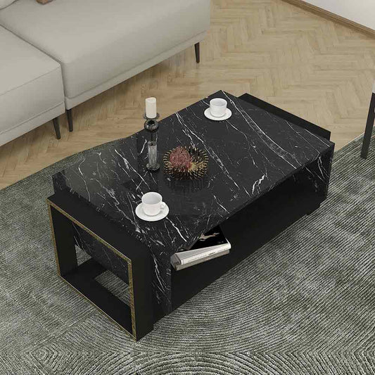 Table basse pour séjour BIANCO 106 cm