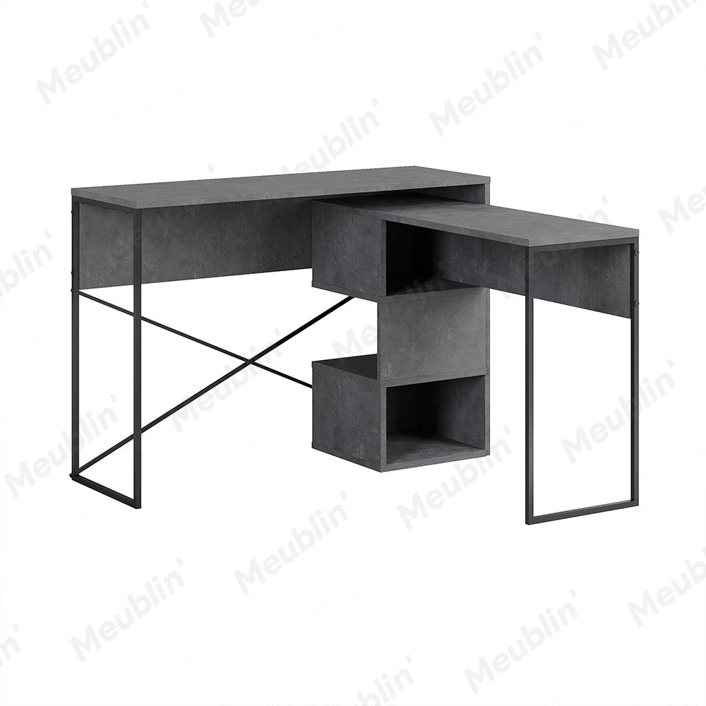 Bureau de travail en bois BADAU 110 cm