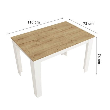 Table à manger en bois DARLEN 110 cm