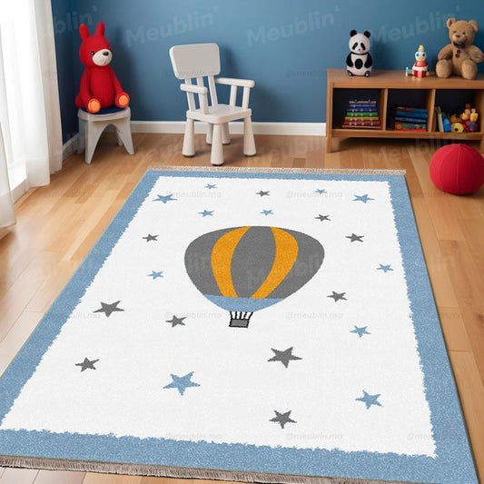 Tapis moderne imprimé AERIA RÊVES - Chambre enfants Garçon