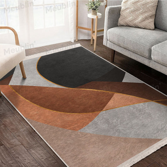 Tapis imprimé ONDAS - salon et séjour marocain moderne