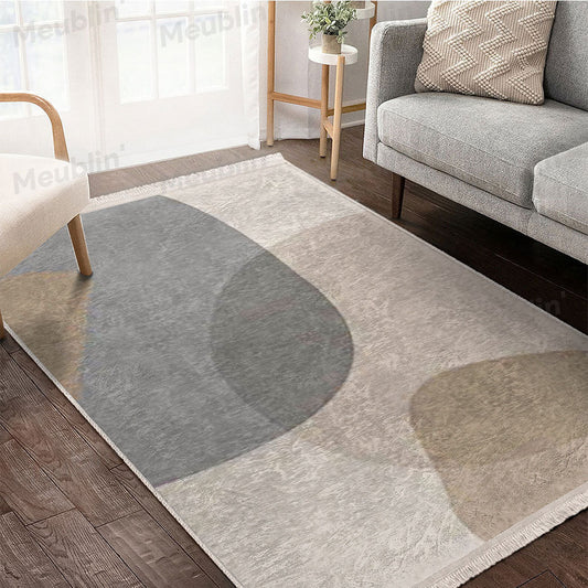 Tapis moderne imprimé SCANDI - Chambre salon et séjour