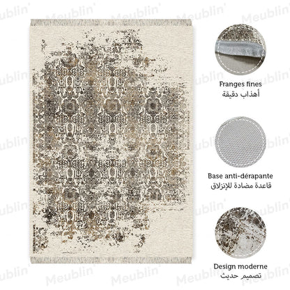 Tapis moderne imprimé TURC - Chambre salon et séjour