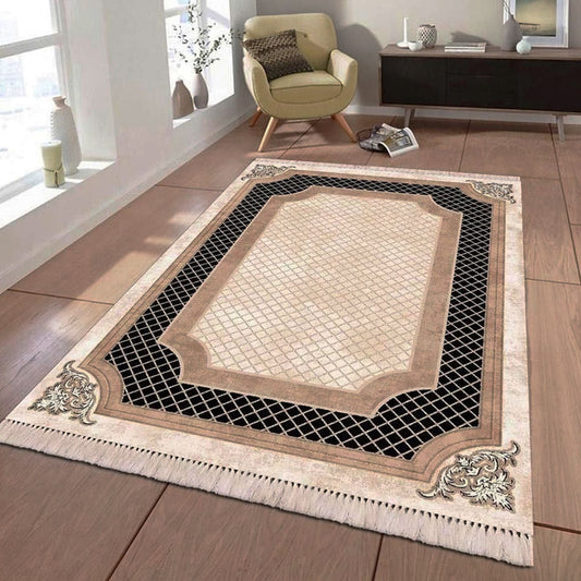 Tapis imprimé SULTAN - salon et séjour marocain moderne