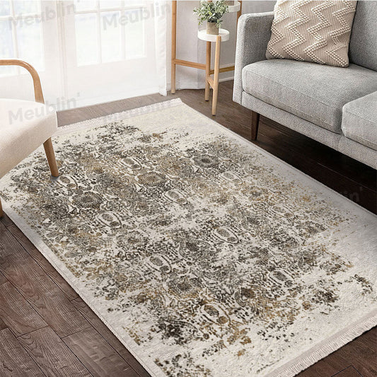 Tapis moderne imprimé TURC - Chambre salon et séjour