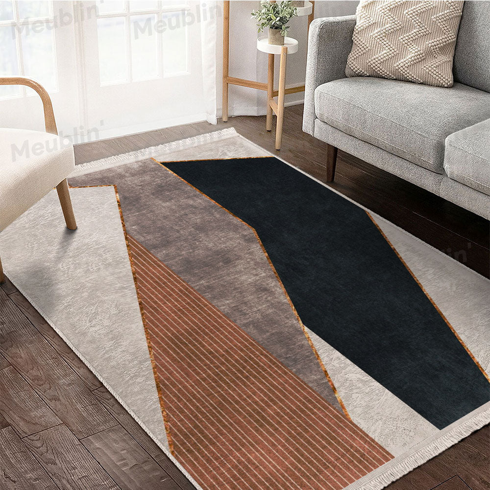 Tapis imprimé JADE - salon et séjour marocain moderne