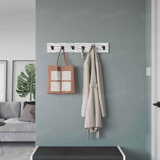 Étagère décorative en bois - FLOW 63 cm - Mobilier design moderne